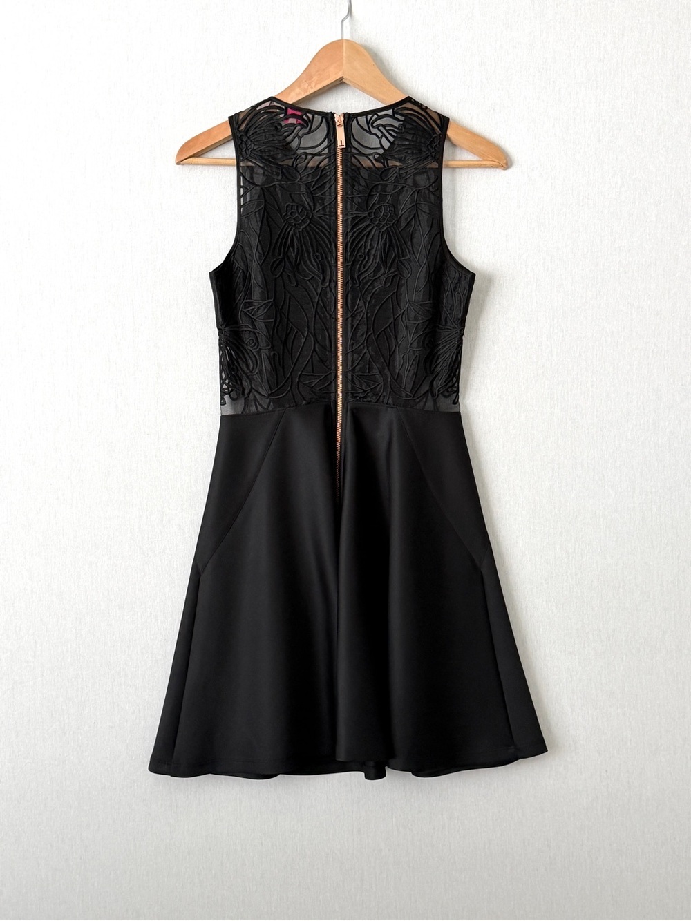 Ted Baker Venma Lace Detail Skater Dress - Picture 5 of 14